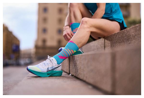 Incylence Ladders Running Socks Blue Pink