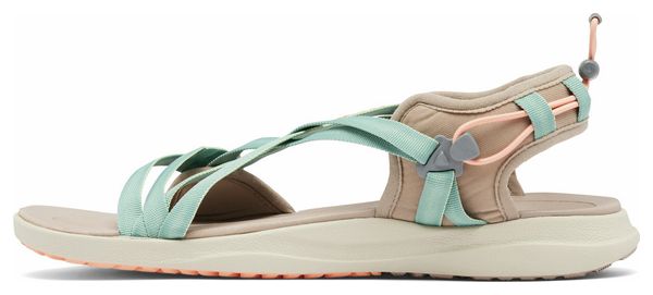 Sandales Femme Columbia Beige/Bleu