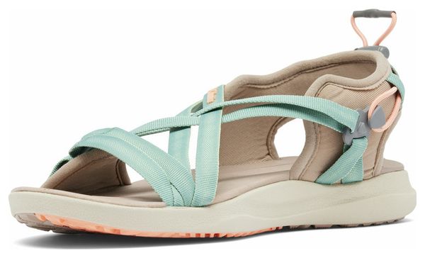 Sandales Femme Columbia Beige/Bleu