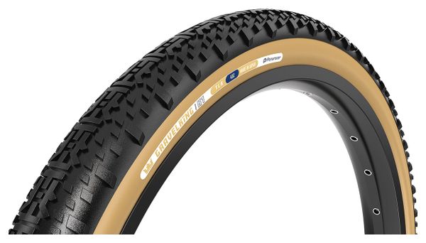 Panaracer GravelKing X1 Gravel Tire 700 mm Tubeless Ready Folding ZSG Gravel Compound BeadLock TuffTex Black Beige Sidewall