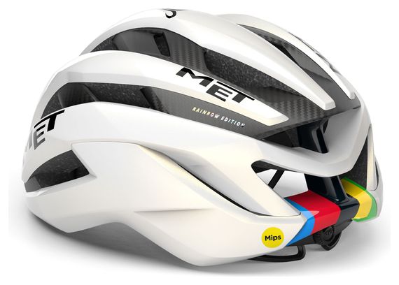 Casco da strada MET Trenta 3K Carbon Rainbow Edizione Limitata 2026