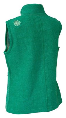 Gilet sans manches en laine pour femme Beata Perruche-vert