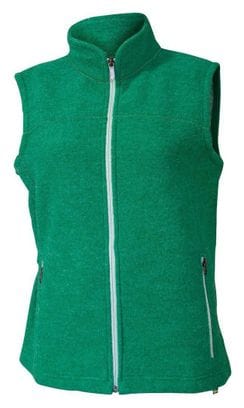 Gilet sans manches en laine pour femme Beata Perruche-vert