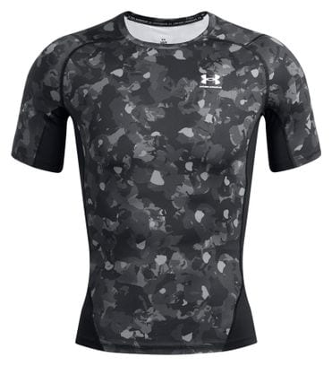 Under Armour HeatGear Men's Black/White Compression Jersey