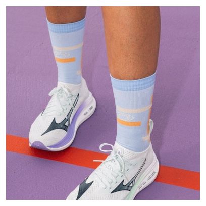 Calzini BV Sport Light Run «Bali» blu/arancione