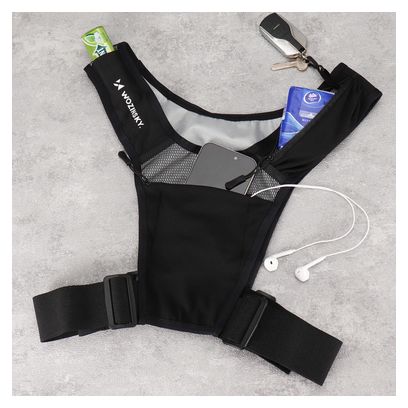 Gilet de course réfléchissant Wozinsky  - Noir