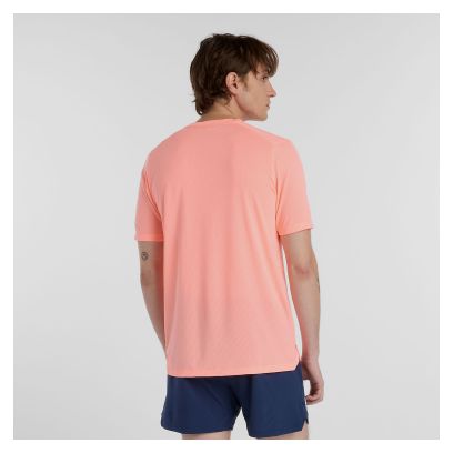 New Balance NYC Marathon Athletics Roze Heren Jersey met korte mouwen