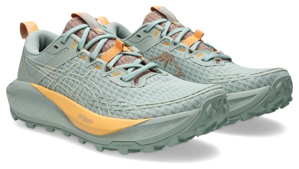Zapatillas Trail Asics Gel-Trabuco 13 Verde/Naranja Mujer