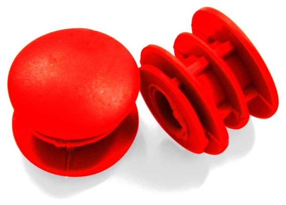 MSC Bar End Plugs - Red