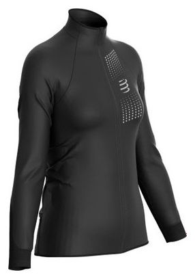 Compressport Women's Hurricane Windproof Jacket Black