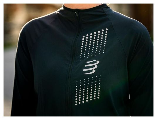 Compressport Women's Hurricane Windproof Jacket Black