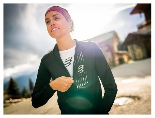Compressport Women's Hurricane Windproof Jacket Black