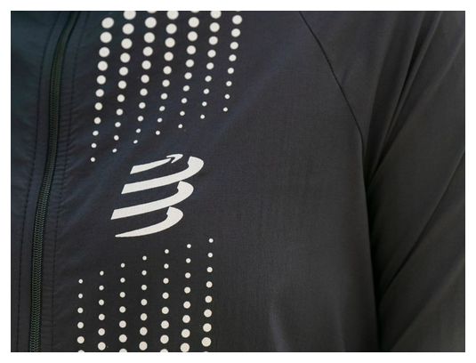 Compressport Women's Hurricane Windproof Jacket Black