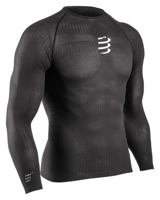 Maillot Manches Longues thermique Compressport 3D Thermo 50g Noir