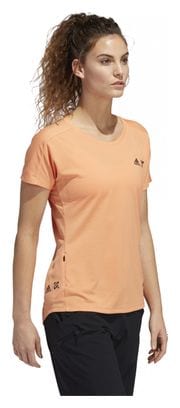 Adidas Trailcross Women's Short Sleeve Jersey Orange