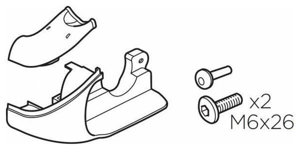 Thule 50824 Support feu gauche pour EuroClassic G5-THULE