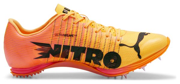 Zapatillas de Atletismo Puma evoSPEED Nitro 400 2 Naranja Rosa Unisex
