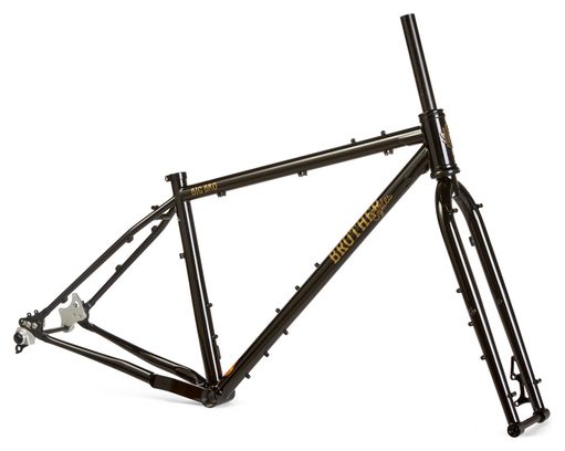 Cadre Vélo Gravel - Brother Cycles - Big Bro - Stealth Black
