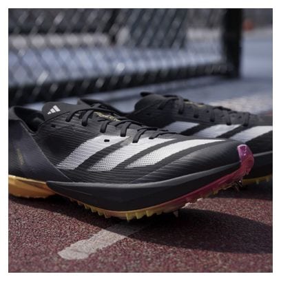 adidas Adizero Ambition Black/Rose/Orange Men's Track &amp; Field Shoes