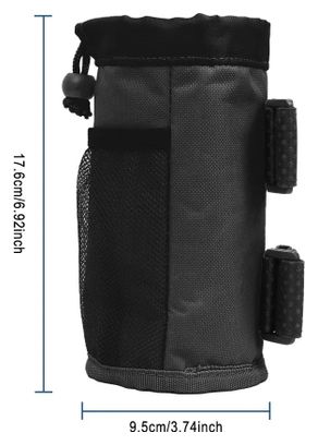 Porte-bidon / Pochette de guidon universelle – Vélo (isolée – 18 × 10 cm)