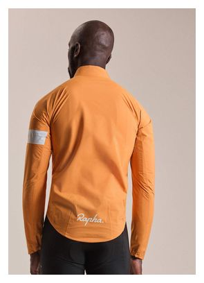 Rapha Core III Wasserdichte Jacke für Herren, Orange/Weiß