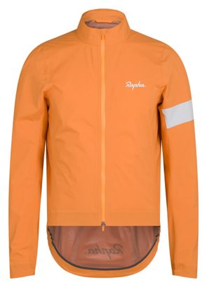 Rapha Core III Wasserdichte Jacke für Herren, Orange/Weiß