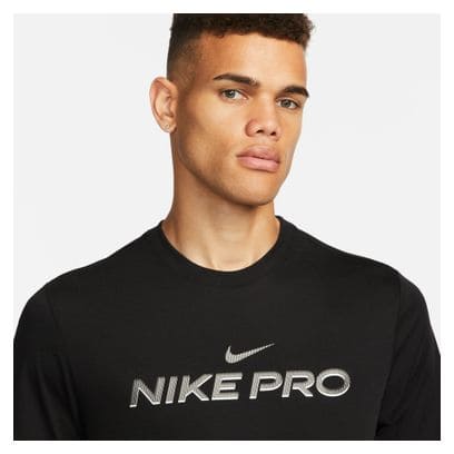 Maglia a maniche corte Nike Dri-FIT Uomo Nero