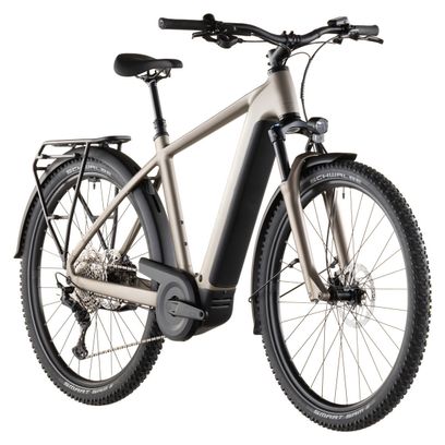 Cube Nuride Hybrid Pro 600 Electric Trekking Bike Shimano Deore/Deore XT 12S 600 Wh 29'' Flash Stone Beige 2026
