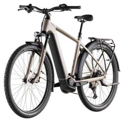 Cube Nuride Hybrid Pro 600 Electric Trekking Bike Shimano Deore/Deore XT 12S 600 Wh 29'' Flash Stone Beige 2026