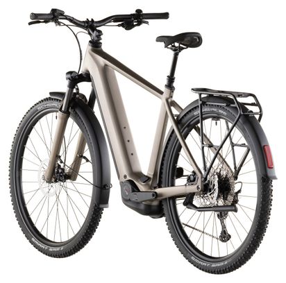 Cube Nuride Hybrid Pro 600 Electric Trekking Bike Shimano Deore/Deore XT 12S 600 Wh 29'' Flash Stone Beige 2026