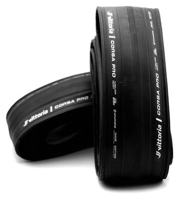 Vittoria Corsa Pro 700 mm Rennradreifen Tubeless Ready Faltbar Pannenschutzgürtel Rennformel Graphene + Silica Limited Edition Schwarz