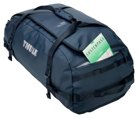 Borsa da viaggio Thule Chasm Recycled Duffel 90 L blu scuro