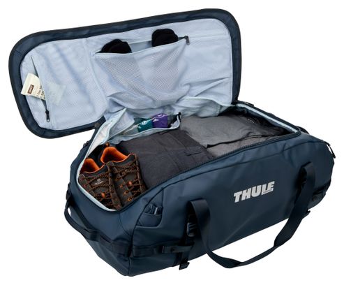 Borsa da viaggio Thule Chasm Recycled Duffel 90 L blu scuro