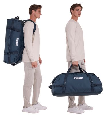 Borsa da viaggio Thule Chasm Recycled Duffel 90 L blu scuro