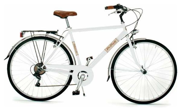 VELO VIA VENETO 605 28  6V. HOMME 54 blanc