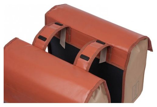 Basil Urban Load Double Bag 48-53L Terra Red/Pink