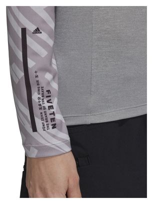 Jersey de manga larga adidas Five Ten Mujer Trailcross Ls Gris