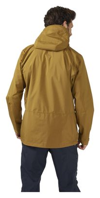 ChaquetaImpermeableRab Kangri Paclite PlusMarrón