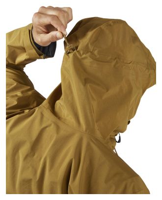 ChaquetaImpermeableRab Kangri Paclite PlusMarrón