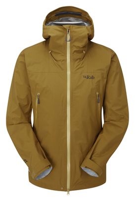 ChaquetaImpermeableRab Kangri Paclite PlusMarrón