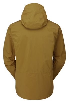 ChaquetaImpermeableRab Kangri Paclite PlusMarrón