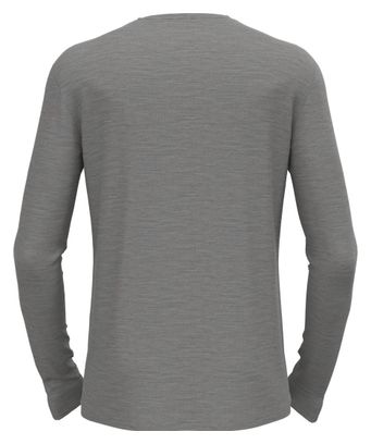 Baselayer Langarm Odlo Merinos 200 Natural Grau