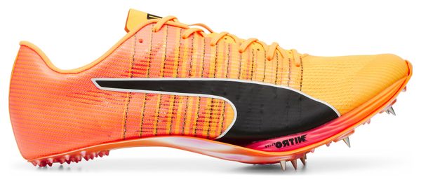 Chaussures d'Athlétisme Puma evoSPEED Sprint NITRO 2 Orange Rose Unisexe