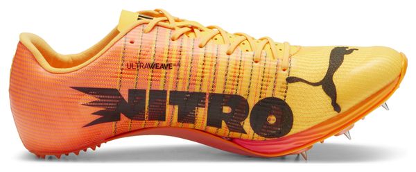 Zapatillas de Atletismo Puma evoSPEED Sprint NITRO 2 Naranja Rosa Unisex