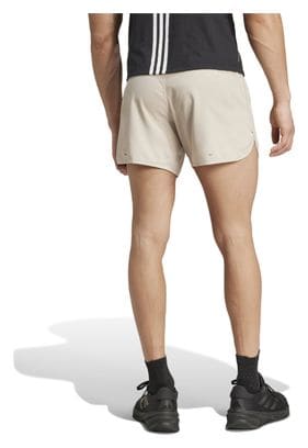 Shorts adidas Own The Run 5in Beige Herren