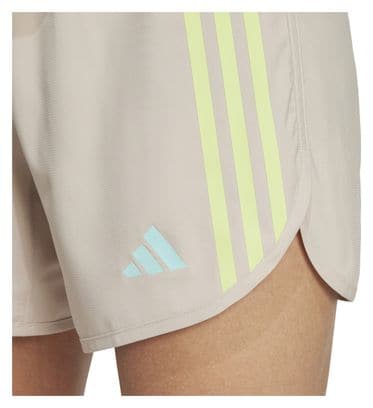 Shorts adidas Own The Run 5in Beige Herren