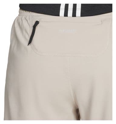 Shorts adidas Own The Run 5in Beige Herren