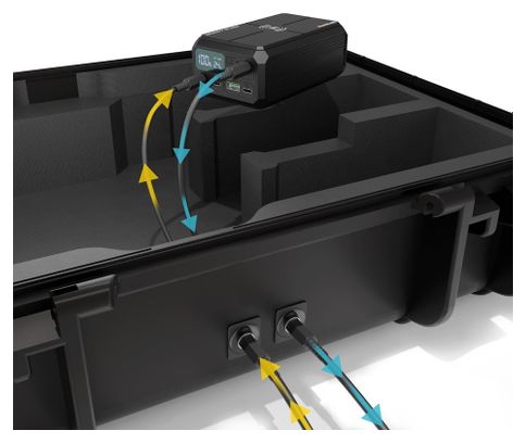 Sunslice LinkPower Mini Valise de Transport Étanche IP54 pour Starlink Mini