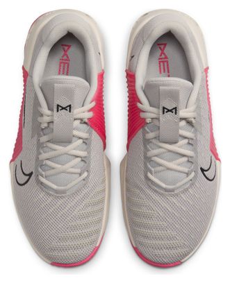 Nike Metcon 9 Trainingsschuh Grau/Rot Damen