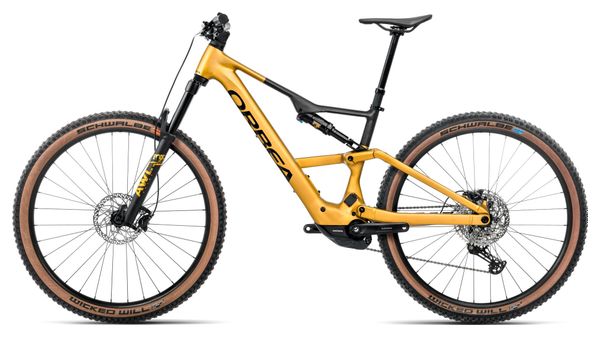 VTT Électrique Tout-Suspendu Orbea Rise SL H30 12V 540 Wh Shimano 85 Nm 29'' Jaune Bumblebee Noir 2026